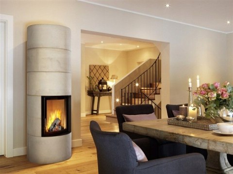 Szyba gięta do pieca kominka kozy żaroodporna