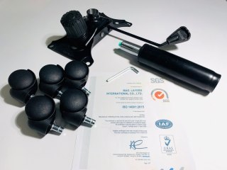 .Fotel obrotowy do biurka CARRERA M ALCANTARA DARK GREEN