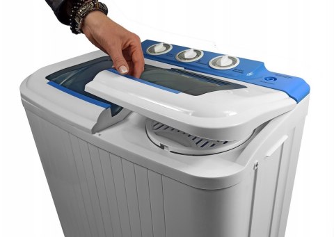 Pralka wirnikowa z wirówką Sigma 5kg + 2kg, Pralka na działkę, Timer,