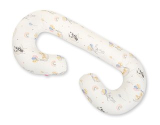 Poduszka ciążowa typu C dla kobiet w ciąży do spania karmienia + zdejmowana poszewka - baloniki