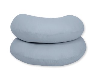 Poduszka ciążowa typu C dla kobiet w ciąży do spania karmienia+ zdejmowana poszewka brudny niebieski