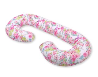 Poduszka ciążowa typu C dla kobiet w ciąży do spania karmienia + zdejmowana poszewka - koliberki