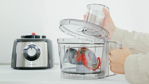 Bosch | Food Processor MultiTalent 3 Plus | MCM3PM386 | 900 W | Number of speeds 2 | Bowl capacity 2.3 L | Black/Stainless steel