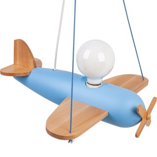 Lampa wisząca Clipper naturalno-błękitny