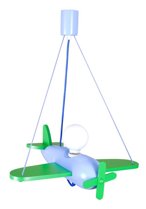 Lampa wisząca Clipper zielono-błękitny