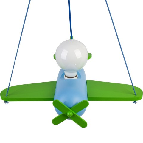 Lampa wisząca Clipper zielono-błękitny