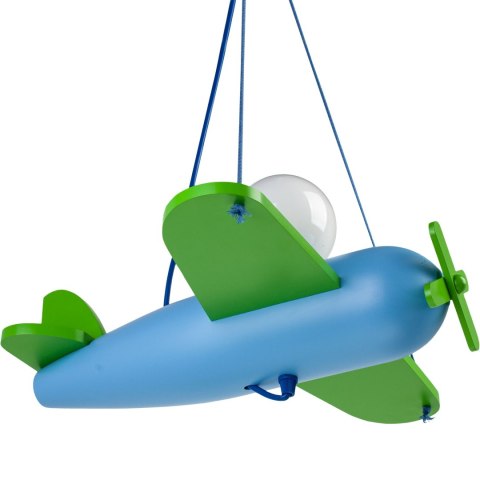 Lampa wisząca Clipper zielono-błękitny