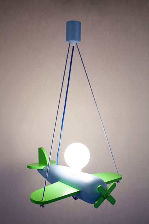 Lampa wisząca Clipper zielono-błękitny
