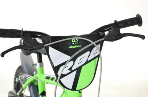 Rowerek Rower Dziecięcy dla Dzieci Chłopca z Bocznymi Kółkami DINO 12"