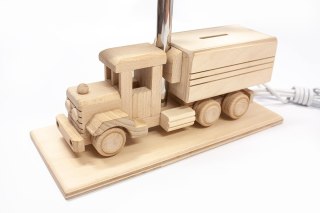 Lampa stołowa Ciężarówka - Skarbonka - kropki