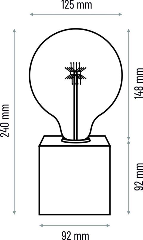 Lampa stołowa Cubo 1
