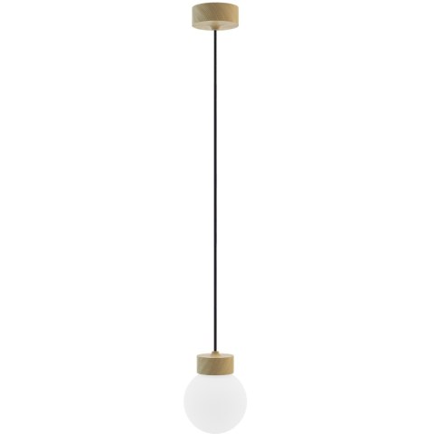 Lampa wisząca Barrel-Orb Kula 1pł dąb