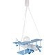 Lampa wisząca Samolot duży błękitno-biały