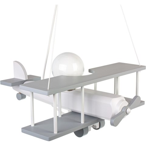 Lampa wisząca Samolot duży szaro-biały