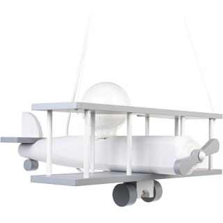 Lampa wisząca Samolot duży szaro-biały