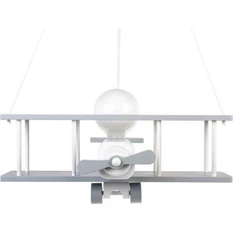 Lampa wisząca Samolot duży szaro-biały