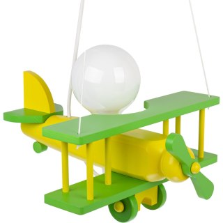 Lampa wisząca Samolot mały zielony