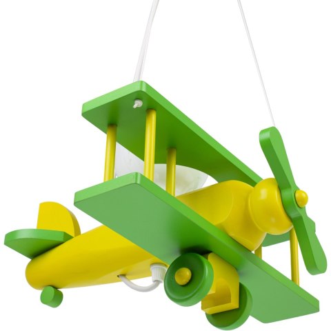 Lampa wisząca Samolot mały zielony