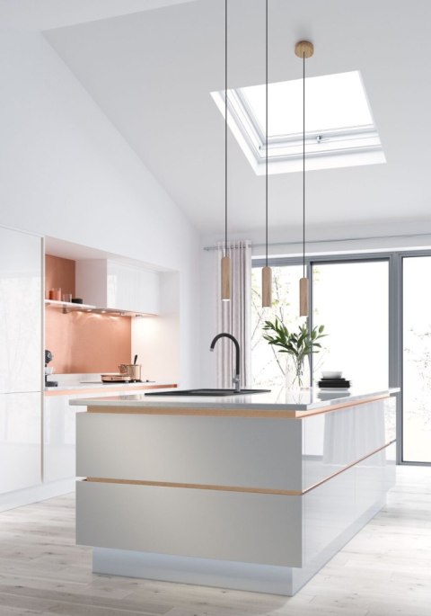 Lampa wisząca czarna Madera 1pł