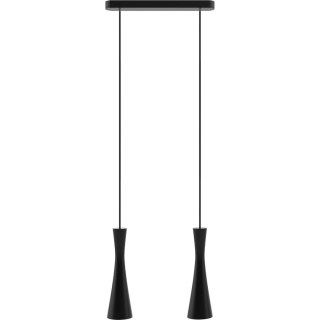 Lampa wisząca czarna Vegas 2 pł