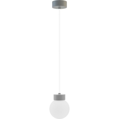 Lampa wisząca Barrel-Orb Kula 1pł szary