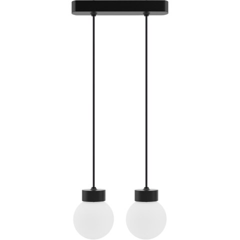 Lampa wisząca Barrel-Orb Kula 2pł czarny