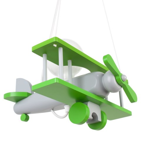 Lampa wisząca Samolot mały - szaro-zielony