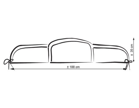 Ochraniacz do łóżeczka na szczebelki uniwersalny - Serduszka grochy na brązie