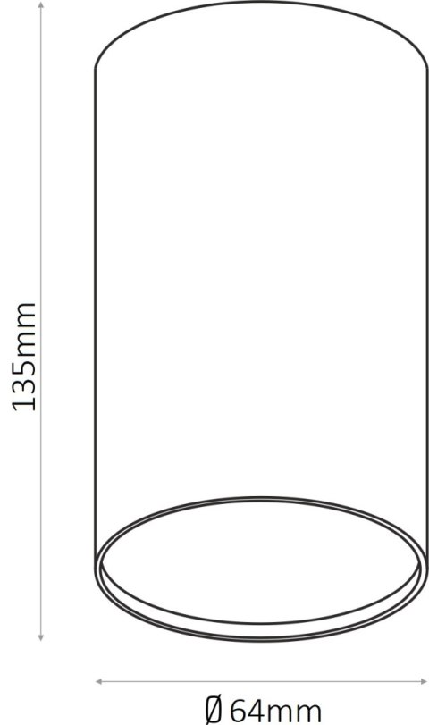 Small Spot GU10 biały