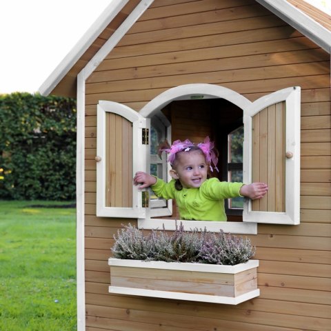 AXI Drewniany Domek z Oknami Alex Playhouse 178 cm