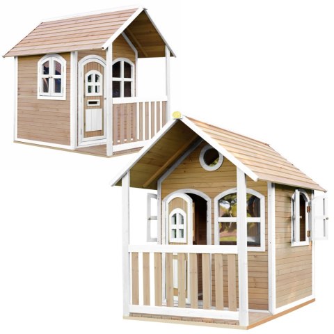 AXI Drewniany Domek z Oknami Alex Playhouse 178 cm