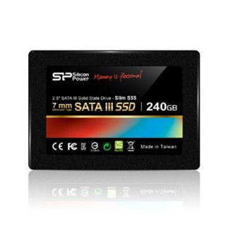 Dysk SSD Silicon Power Slim S55 120 GB SATA | Prędkość odczytu 550 MB/s | Prędkość zapisu 420 MB/s | Gwarancja 36 m-c