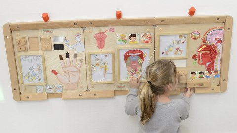 MASTERKIDZ Tablica Edukacyjna Zmysł Smaku Montessori