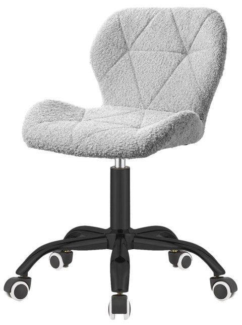 Krzesło obrotowe VASTO OFFICE BOUCLE GREY SMOKE