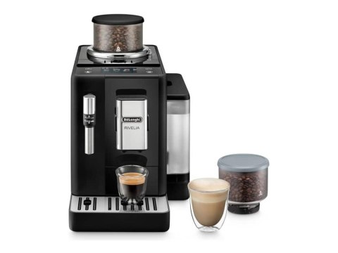 Ekspres do kawy Delonghi | EXAM 440.35.B RIVELIA | Ciśnienie pompy 19 bar | Wbudowany spieniacz do mleka | Automatyczny | 1450 W