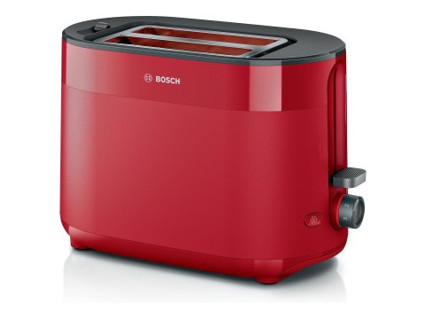 Toster kompaktowy Bosch | TAT2M124 MyMoment | Moc 950 W | Liczba gniazd 2 | Materiał obudowy Tworzywo sztuczne | Czerwony