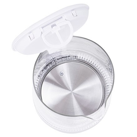 Mesko | Czajnik | MS 1301w | Elektryczny | 1850 W | 1,7 L | Szkło/stal nierdzewna | Podstawa obrotowa 360° | Biały