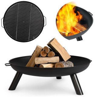 Palenisko ogrodowe z rusztem 60 cm czarne Berdsen BD-881