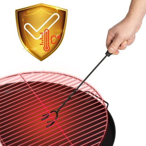 Palenisko ogrodowe z rusztem 60 cm czarne Berdsen BD-881
