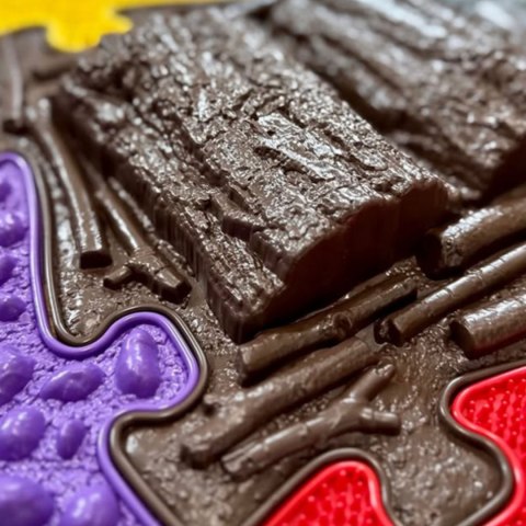 WOOPIE Mata Sensoryczna Ortopedyczna Royal Puzzle 26 el. + 4 małe