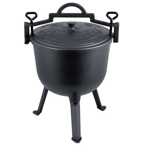 Kociołek żeliwny 11l garnek myśliwski pieczonki na ognisko grill BD-482 348210