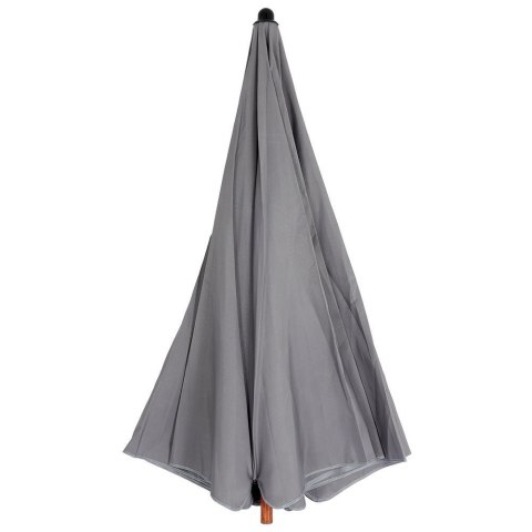 Parasol Ogrodowy Regulowany 200 cm AMBIANCE Szary z Pokrowcem