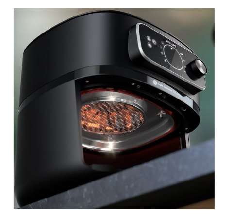 Philips XXL Airfryer | HD9876/90 Ovi | Power 2200 W | Capacity 8.3 L | Black