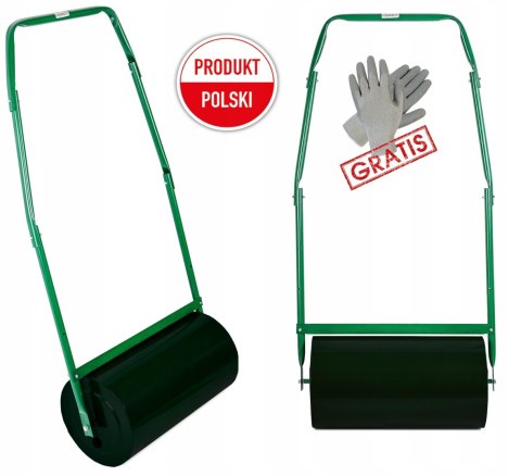 WALEC STALOWY DO TRAWY TRAWNIKA - 80CM POJEMNOŚĆ 53L