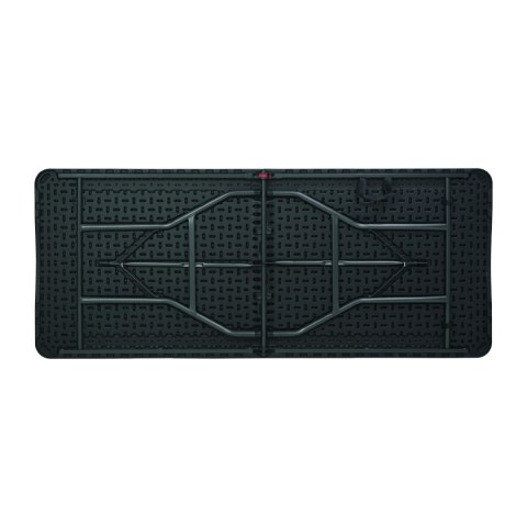 Duży stół składany ogrodowy cateringowy bankietowy rattan walizka 180cm czarny