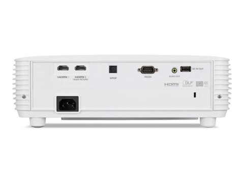 Acer | H6830BD | 4K UHD (3840 x 2160) | 3800 ANSI lumenów | Biały | Gwarancja na lampę 12 miesięcy