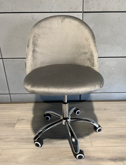 Krzesło obrotowe GLORIA OFFICE DARK GREY VELVET