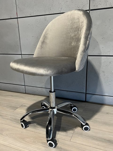 Krzesło obrotowe GLORIA OFFICE DARK GREY VELVET