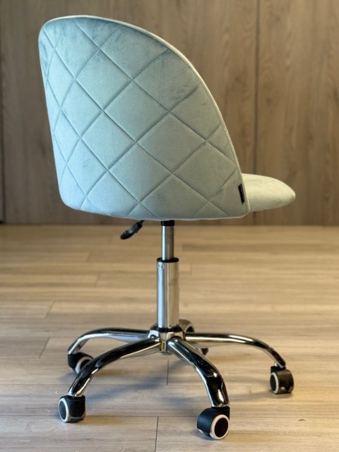 Krzesło obrotowe GLORIA OFFICE LIGHT BLUE VELVET