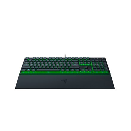 Razer | Gaming Keyboard | Ornata V3 X | Gaming Keyboard | Podświetlenie LED RGB | US | Przewodowa | Czarna | Klawiatura numerycz